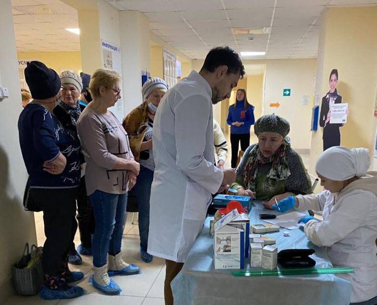 Члены Общественного совета при администрации приняли участие в Дне здоровья.