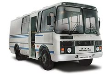 Расписание движения пассажирских автобусов.