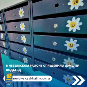 В Невельском районе определили лучший подъезд.